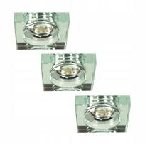 Candellux įmontuojamas LED šviestuvų rinkinys SS-16 CH/WH, sidabrinis/baltas