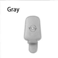AAAYE1 Car Sun Visor Glasses Case Holder Sunglasses Clip Grille For Opel Astra H G J Insignia Mokka Zafira Corsa Vectra C D Antara GRAY