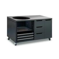 Kamado Bono kepsninės stalas "Carbon Grey"