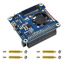 Raspberry Pi POE Ethernet Power Supply Board with OLED Temperature & IP Display for 4B/3B+ POE Ethernet Power Supply Expansion Board