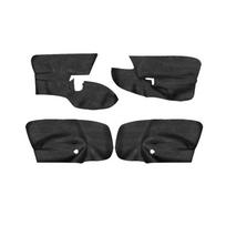 Automobilio vidinės durų panelės porankio zomšinės odos apdailos dangtelis VW Golf 5 MK5 Jetta Bora 2005 2006 2007 2008 2009 2010 Tik 4 durims juoda