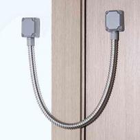 Exposed Mount Access Control Cable Wire Sleeve Protector Wooden Metal Door Spring Tube Door Cable Door Loop Zinc Alloy Head 304 DL404-W