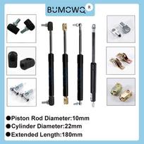 1 PC 180mm 10KG/100N-100KG/1000N Universal Strut Bars Machine Gas Spring Car Shock Absorber Furniture Cabinet Hinge Gas Lift Connector(A Type)