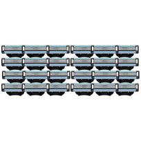 24PCS Replaceable Shaver Blades Refills Manual 3 Blades Refills 3 Mens Refills Shaver Blades