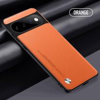 EUCAGR Luxury PU Leather Phone Case For google Pixel 11 Pro XL Shockproof Back Cover For google Pixel 11Pro XL  Bumper Fundas Pixel 11 Pro oranžinė