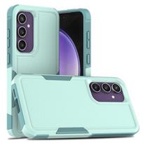 Samsung S25/S24 Ultra & Edge Sailing Armor Phone Case Galaxy S25Ultra melsvai žalia