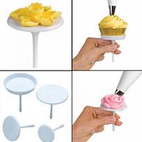 Kreminis nagų stovas „pasidaryk pats“ keksiukų dekoravimo įrankis „Sugarcraft“ one size
