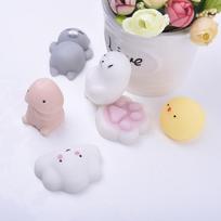 Super mielas baltas antspaudas Squishies Juokingi imitaciniai žaislai Vent Toys Dovana 6