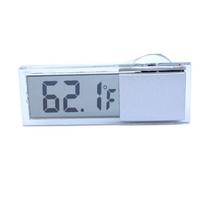 Naujas Winter Hot LCD skaitmeninis vidaus lauko termometro temperatūros matuoklis mini siurbimo taurė