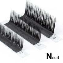 M(N) L LC LD Curls Blakstienų priauginimas NAGARAKU Matinis Juodas 16 Linijų Mišinys 7-15mm Sintetinis Mink Premium Blakstienų priauginimas 0.07N 9mm juoda
