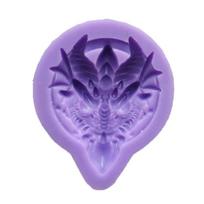 Dragon Head Fondant silikono formos gyvūnai Dragon Baking šokolado dervos formos