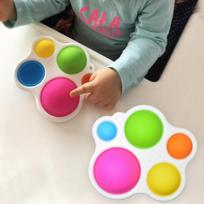 Kūdikių žaislai Montessori pratimų lenta barškuolis dėlionė spalvingi vaikų fidget žaislai intelekto lavinimas ankstyvojo ugdymo žaislas