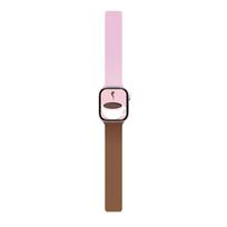 MOFT Snap Duo Band for Apple Watch 1-5/6/7/8/9/10/11/SE/SE 2/SE 3 (38/40/41/42 mm) pink/brown