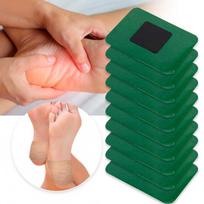 10 vnt. medicininis kulno atraminis pleistras, skausmą malšinantis calcaneal gipsas Moxibustion pėdų priežiūros lipdukas