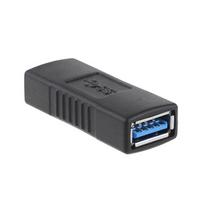 USB 3.0 movos movos ir moteriškos adapterio plėtiklio jungties keitiklis didelės spartos, skirtas asmeniniam nešiojamam kompiuteriui juoda