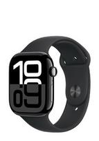 APPLE Watch Series 10 GPS Jet Black Aluminium, Black Sport Band M/L, MWWQ3QF/A, 46mm