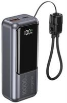 Gembird Energy Power Bank 20W 10000mAh 20W PD AND QC 3.0 Integrated Cable LCD