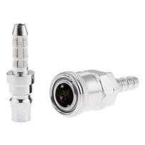 2 vnt Geležinės pneumatinės jungties oro linijos žarnos kompresoriaus jungties greito atjungimo movos oro linijos jungiamosios detalės 8 mm žarnai SH20 PH20 1pc SH20 1pcPH20 white