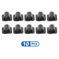 10vnt Automobilio gaubto gaubto izoliacijos spaustukai kniedžių laikiklis Volvo XC90 S60 S40 S80 V70 XC60 V40 V50 850 C30 V60 S70 940 XC70 gray