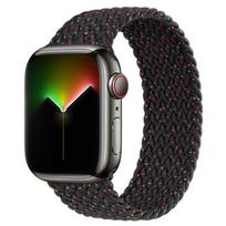 Pinta solo kilpa Apple laikrodžio apyrankei 44 mm 40 mm 45 mm 41 mm 49 mm 42 mm 38 mm elastinė apyrankė iWatch series 7 3 SE 6 8 Ultra Strap 38mm 40mm 41mm&SS juoda/įvairiaspalvis
