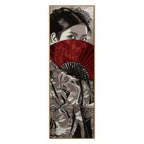 Japonijos samurajus Ukiyoe paveikslai HD drobės paveikslas kareivis sienos menas dekoratyvinis paveikslas gyvenamojo kambario pramoninio baro dekoravimui 20cm×40cm NoFrame