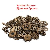 50/100 g Vintage Mix Spalva Antikvariniai Mechaniniai Steampunk Krumpliaračiai ir Gears Pakabukai Pasidaryk pats papuošalų gaminimo reikmenys Weight 50g