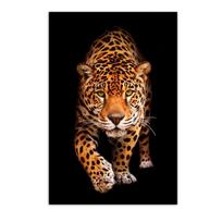 Pantera vaikščiojantys laukiniai gyvūnai Drobės paveikslai Leopardo plakatai ir spaudiniai Sienų paveikslas gyvenamajam kambariui Namų dekoras Cuadros be rėmelio 21*30cm