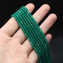 Natūralaus akmens karoliukai briaunoti karoliukai Abako formos karoliukai 2x3 mm pakabukai papuošalams gaminti „pasidaryk pats“ karoliai, apyrankės, auskarai, aksesuarai 2x3mm