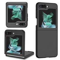 Matinis dėklas nuo prakaitavimo, skirtas Samsung Galaxy Z Flip 5 4 Flip5 Flip3 Flip4 5G Flip2 Flip 3 2 sulankstomas dangtelis be pirštų atspaudų for Samsung Z Flip 5 juoda