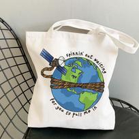 Muzika sušiams Harry's House Harry Styles Spausdinti Miela Linksma rankinė Drobinis krepšys Bolsa Moterų krepšys dizainerio krepšelio dovana 24*26cm