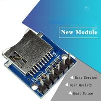 1 vnt. „Micro SD“ atminties išplėtimo plokštė „Mini Micro SD TF“ kortelės atminties skydo modulis su „Arduino“ kaiščiais balta