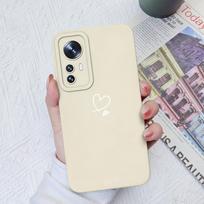 Skirta Xiaomi 10 11 12 13 Lite 10T 11T 12T 12S Ultra 11X Pro Dėklai Fashion Love Heart Camera Protection Square Skystas silikonas, skirtas Xiaomi buferiui Xiaomi Mi A2