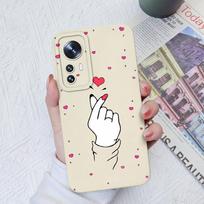 Skirta Xiaomi 10 11 12 13 Lite 10T 11T 12T 12S Ultra 11X Pro Dėklai Fashion Love Heart Camera Protection Square Skystas silikonas, skirtas Xiaomi buferiui Xiaomi Mi 11 Lite NE
