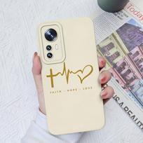 Skirta Xiaomi 10 11 12 13 Lite 10T 11T 12T 12S Ultra 11X Pro Dėklai Fashion Love Heart Camera Protection Square Skystas silikonas, skirtas Xiaomi buferiui Xiaomi Mi 11X Pro