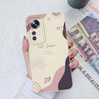 Skirta Xiaomi 10 11 12 13 Lite 10T 11T 12T 12S Ultra 11X Pro Dėklai Fashion Love Heart Camera Protection Square Skystas silikonas, skirtas Xiaomi buferiui Xiaomi Mi 11X Pro