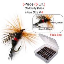 5/10/20/25 vnt. 5Pcs-With Flies Box