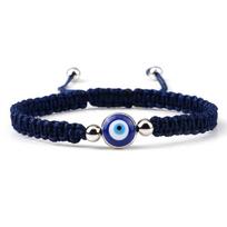 Nauja „Evil Eye“ pintinė apyrankė „Lucky Red“ juodos spalvos siūlai su pora grandinėle rankų darbo maldos apyrankės „Pulsera“ papuošalai, dovana draugui CHINA
