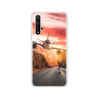 Dėklas Honor 20 dėklui Silikoninis galinis dangtelis Telefono dėklas Huawei Honor 20 Pro Lite Honor20 YAL-L21 YAL-L41 Animacinis apsauginis Honor 20 pro white