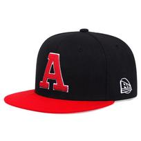 Mada Reguliuojamos Snapback Kepurės Raidė A Hip Hop Sportinės Kepurės Medvilninė Laukine Beisbolo Kepuraitė Vyrams Moterims Lauko Apsauginė nuo Saulės Kepurė Gorras raudona/juoda