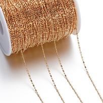 1.5MM Karoliukų Grandinėlė Bambuko Grandinėlė Kutais Papuoštas Uodegos Grandinėlė DIY Vėriniui Apyrankei Papuošalų Gamybos Grandinėlės Detalės Reikmenys 5M/bag 1.5mm/beads 1.5mm