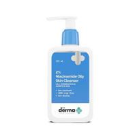 The Derma Co 2% Niacinamide Oily Skin Cleanser for Sensitive, Oily & Combination Skin 125 ml Non-Irritant | With 0.1% ww Salicylic Acid
