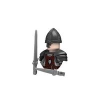 Viduramžių armijos kareiviai riteris legionas genties karys kalavijuočius vilkų gauja karys senovinės karinės figūros statybiniai blokai žaislai