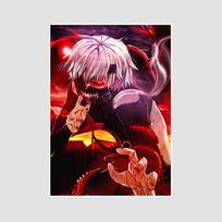 Balto popieriaus Tokijo Ghoulo plakatai ir spaudiniai Klasikiniai japoniški anime sienų meno tapybos plakatai Muralinė nuotrauka Manga gerbėjo dovana Kambario dekoracija Namų dekoras 30x21cm