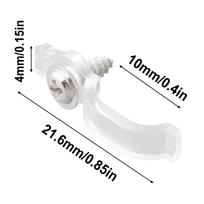For 5050 LED Strip Light Bar 50*Clips+50*Screws/100*Clips+100*Screws Ultra-Thin 50PCS
