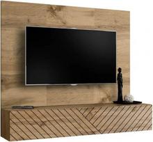 TV spintelė su sienele Switch PR1, ruda