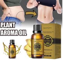 Limfodrenažinis aliejus, Pilvo liekninimo aliejus, Aliejus, Kovoja su užsispyrusiu pilvu, Tepkite masažuodami, kad skatintumėte deginimą 10 ml geltona