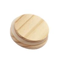 Dangtelis Ekologiškas Ne praleidžiantis Medinis Kavos Puodelio Dangtelis Keraminiam Puodeliui 62 mm beige