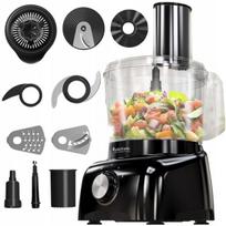 Virtuvinis kombainas Turbotronic TT-FP800, 800 W, 1,2 l, juodas