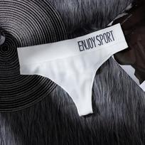 Women's Underwear Sexy Seamless Sports Fitness Letters Wide Waist Mid Waist Seamless Briefs Thong M balta