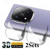2 rinkiniai 3D grūdinto stiklo fotoaparato dangtelis, skirtas Xiaomi Redmi Note 14 Pro+ Pro 5G 13 4G 12 12S 11S 11 10S 10 9T 8 2021 HD objektyvo apsauginė plėvelė Redmi Note 14 Pro+ gryna